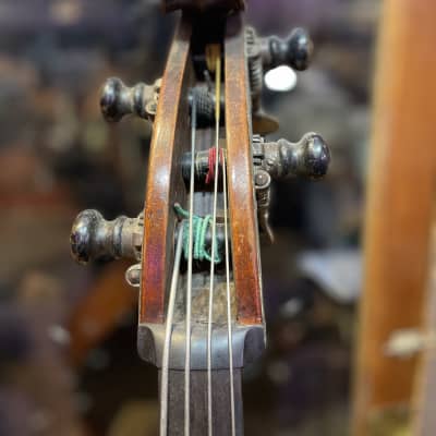 Vintage German 3/4 Flat Back Double Bass image 17