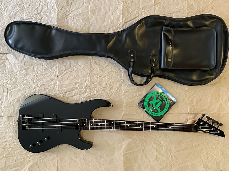 Fernandes PJ50 Bass 1980s Black electric rock bass Limited