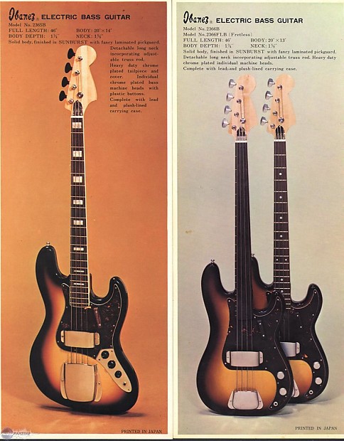 Greco Vintage Jazz Bass / Electra Long Necker 1970-1974
