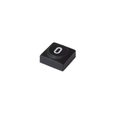 Oberheim - Xpander , Matrix 12 - Black panel switch cap with numeral '0'