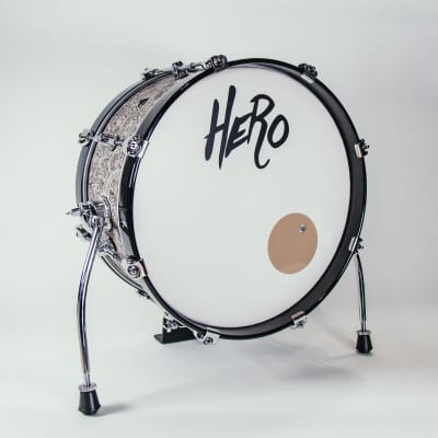 Hero Drumworks 16"x8" Custom Maple/Mahogany Kick Drum 2022 image 4