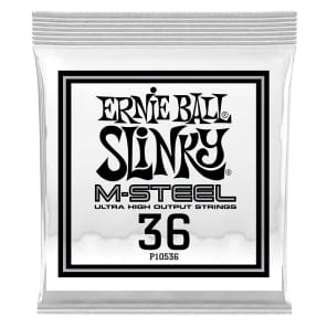 Ernie Ball P10536 .036 M-Steel Wound Electric Guitar Strings (6-Pack)