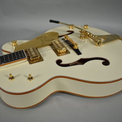 2020 Gretsch G6136T-59 White Falcon White Finish Electric Guitar w/OHSC image 10