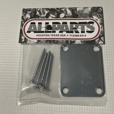 NEW - GOTOH NBS-3 Stamped Serial Number Neckplate Neck Plate fits Fender Guitar & Bass