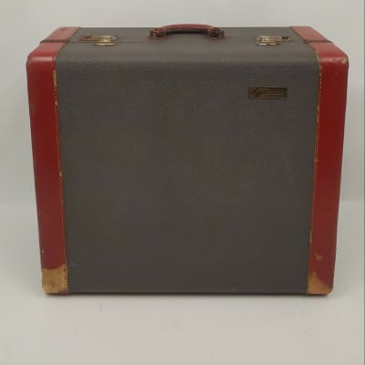 Vintage Sonola Accordion Case - 20 X 17.5 X 9 with Locking Latches & Key image 1