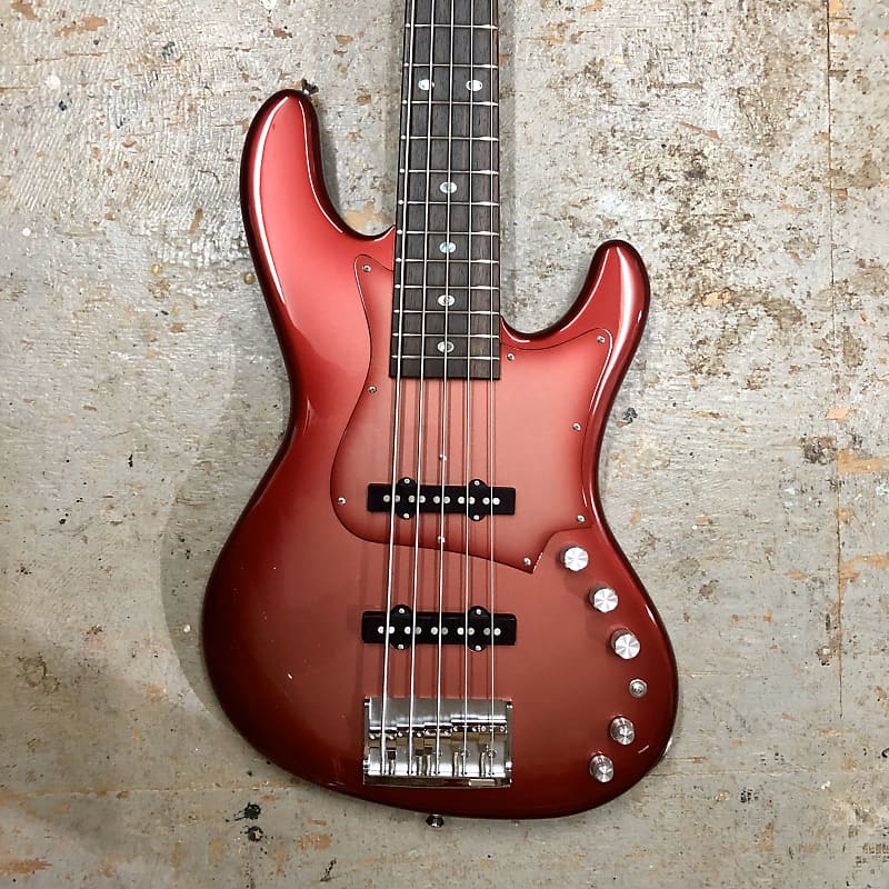 Freedom Custom Guitar Research Rhino-5 2019 Red Metallic image 1