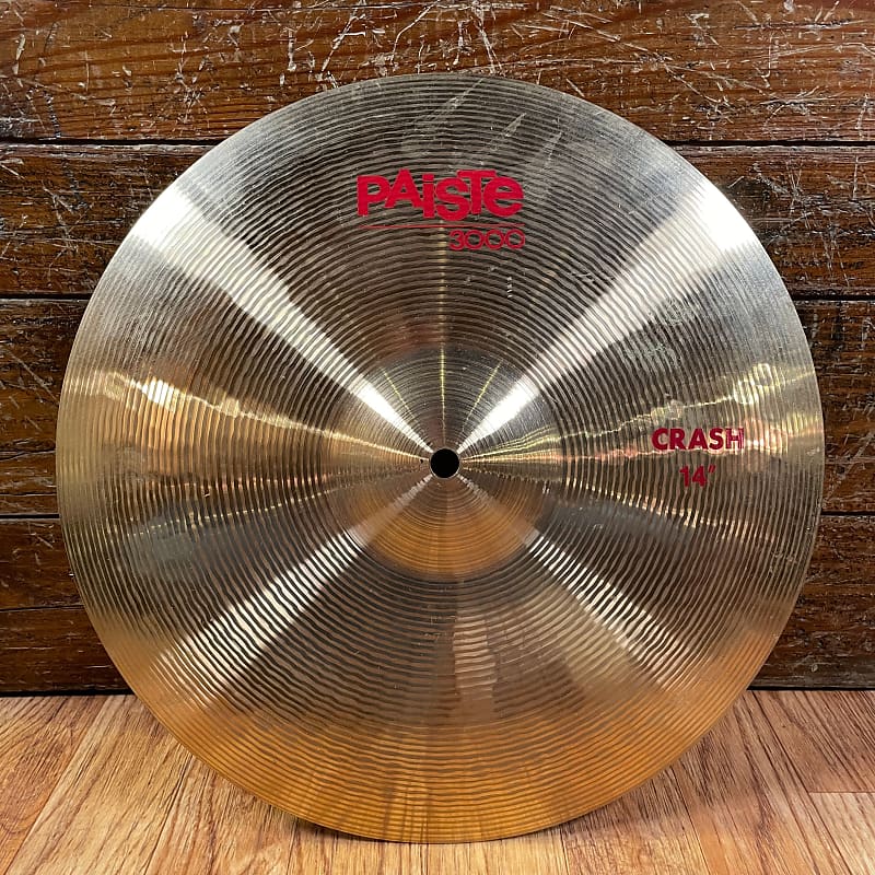 14" Paiste 3000 Crash Cymbal 762g *Video Demo* Reverb