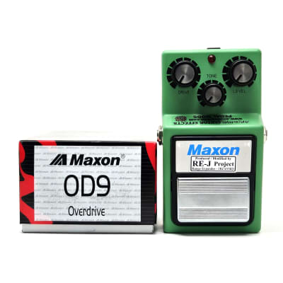 Vintage 1982 Maxon OD-9 Overdrive - Ibanez TS-808/TS9/TS-9 JRC4558D Tube  Screamer Circuit | Reverb