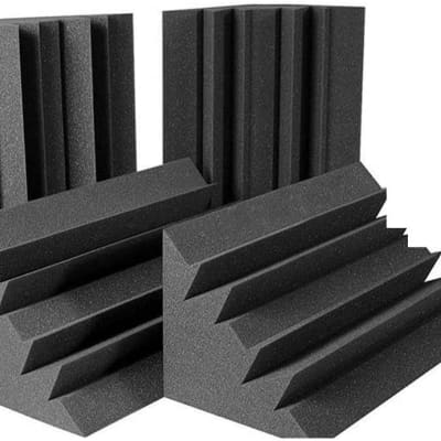 Acoustic Studio Bass Traps 9.4" X 4.7" X 4.7" Sound-Proofing, Sound Absorption image 1