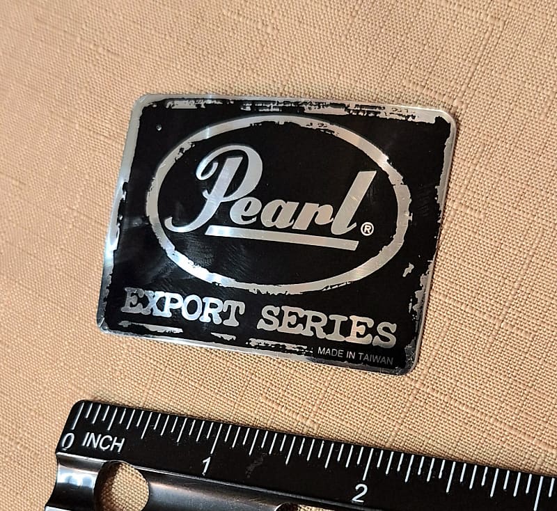 Pearl Export Drum Badge for Snare Bass or Tom Lot 82-30 image 1