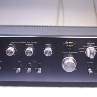 Sansui AU-5500 stereo integrated amplifier serviced, tested