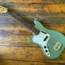 Fender Daphne Blue Musicmaster Bass Left-Handed 1974