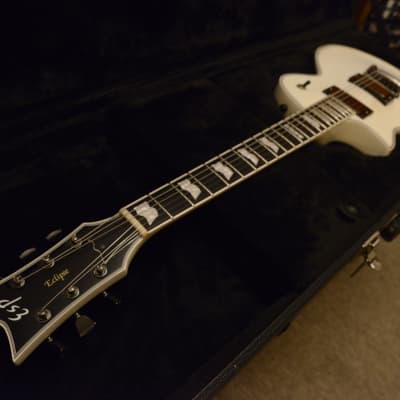 ESP Eclipse II Artist Owned! White RARE Left Hand LH Lefty Gotoh EMG James Hetfield Het Set image 7