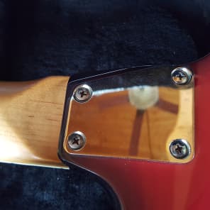 ESP Left Handed Custom Shop Mirage Deluxe c1985 Dark Red Sunburst image 5