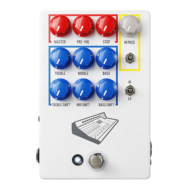 JHS Pedals Colour Box V2 Preamp Pedal Reverb UK
