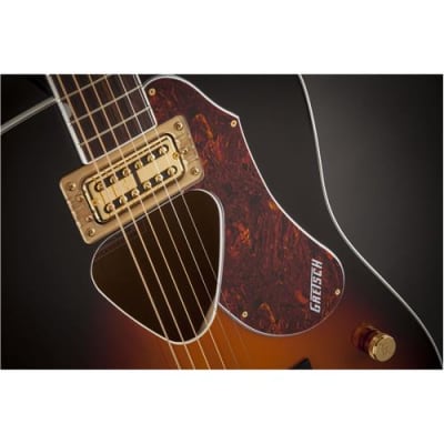 Gretsch G5031FT Rancher Dreadnought Acoustic Electric Guitar, Rosewood Fretboard, Sunburst image 7
