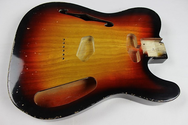 MJT USA Telecaster Thinline Relic ASH Body Nitro MJT4137A
