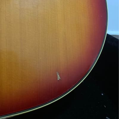 Terada ‘Hummingbird’ 12 String Acoustic Guitar 1970s Sunburst image 7