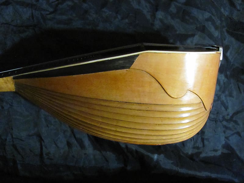 Rare Antique Italian Bowl Back Mandolin Luigi Embergher Rome Reverb