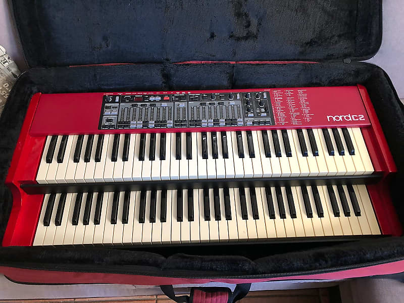 Nord C2D Organ/Pedals/Stool/Stand/Half moon Leslie switch Reverb UK