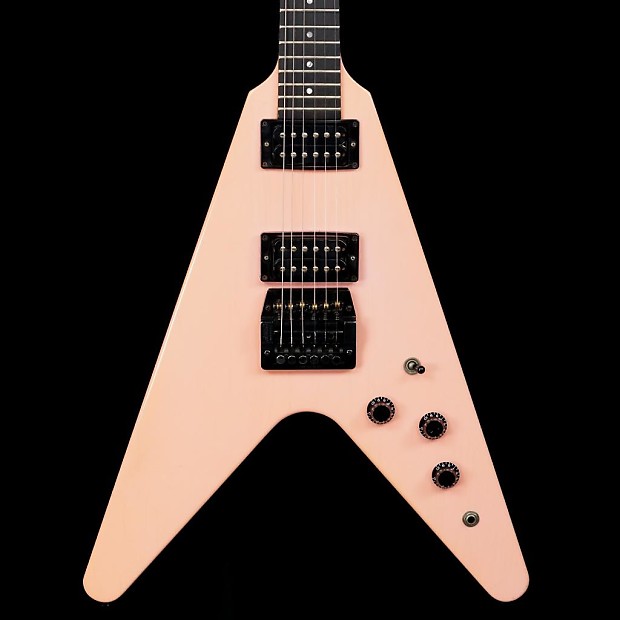 Vintage Gibson Flying V In Rare One Off Panther Pink