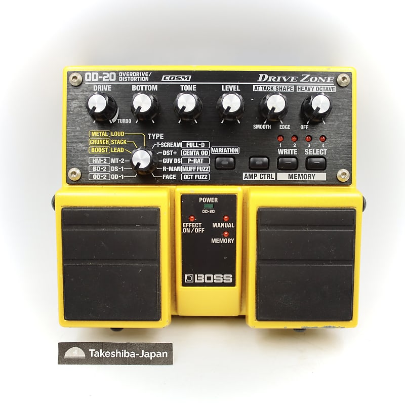 ギター BOSS OverDrive Distortion DRIVE ZONE Boss OD-20 Drive Zone - Pop Quiz, Hotshot - YouTube