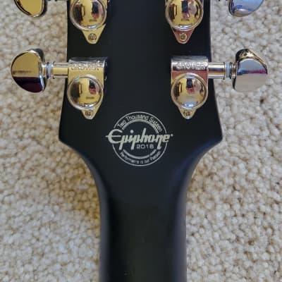 Epiphone Limited Edition Les Paul Traditional PRO-II Electric Guitar, Ebony Finish image 6