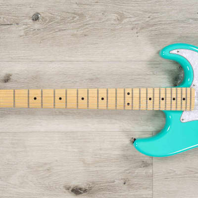Mint G&L USA Legacy Guitar, Quartersawn Maple Fretboard Modern Classic Neck Turquoise image 6