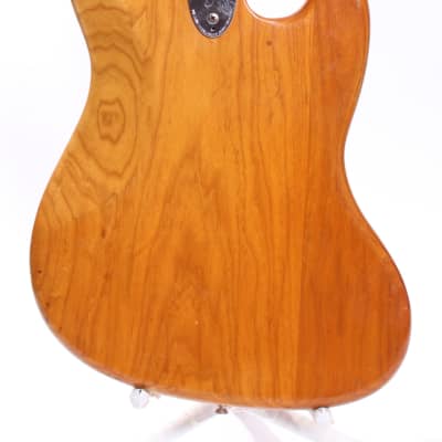 1975 Fender Jazz Bass Lefty Natural image 7