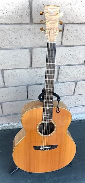 Goodall MJ-Flamed Maple, Sitka Spruce jumbo acoustic guitar-2000 image 1