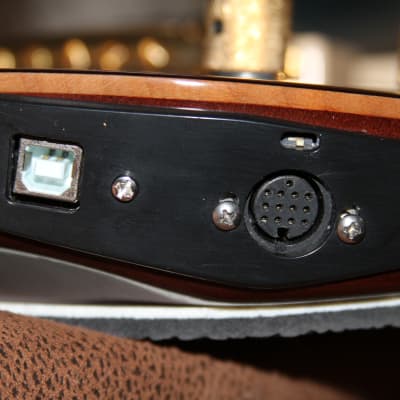 Brian Moore  DC1 Custom Shop piezo/mag/Synth/USB - Violin Sunburst image 23