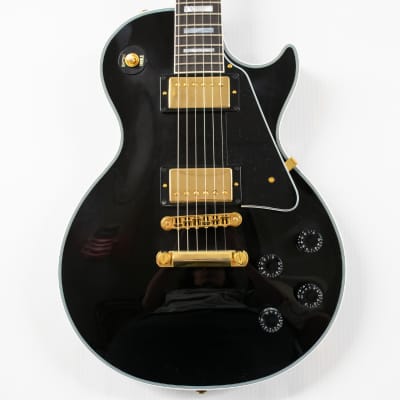Gibson Custom Les Paul Custom - Ebony with Ebony Fingerboard image 1