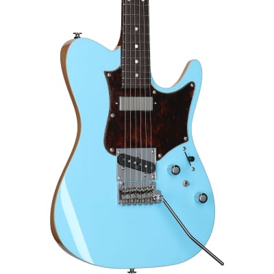Ibanez TQMS1 Tom Quayle Electric Guitar (with Case), Celeste Blue for sale