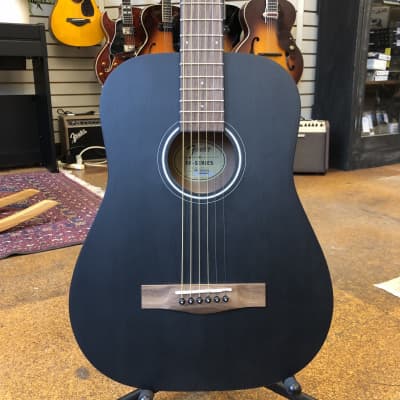 Fender FA-15 3/4 Scale Steel String Acoustic Guitar Black w/Gig Bag image 1