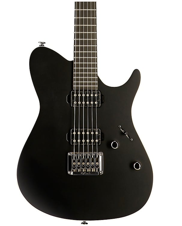 Ibanez FR6UCS-BKF Prestige Uppercut Series 6 String RH Electric Guitar with Hardshell Case-Black Fla image 1