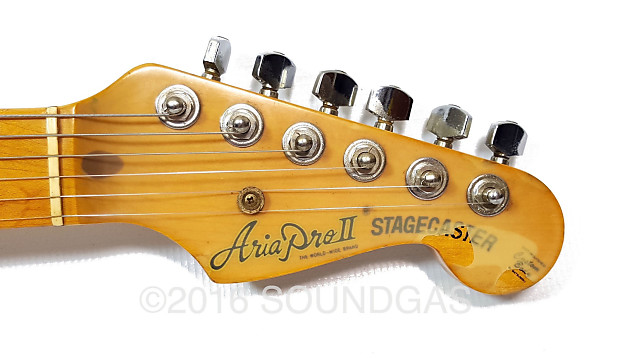 ベース Aria II Pro Stagecaster 1977 Matsumoku 1977 Aria Pro II Stagecaster (Matsumoku Stratocaster) with