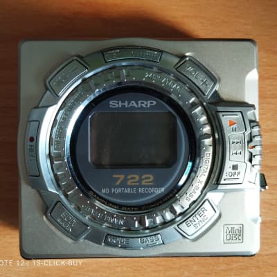 Sharp MD MS 722-S silver Portable MD Player Walkman Sharp MD MS 722-S silver Portable MD Player Walkman