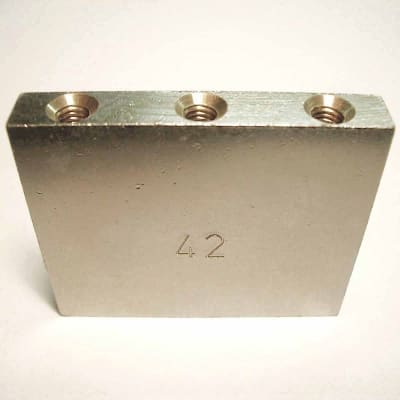 Schaller Floyd Rose Lockmeister Nickel Brass Tremolo Bloc 42mm seul for sale