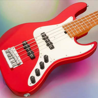STR CS449 Classic Vintage Fender Fodera Style Jazz Bass 2 Tone