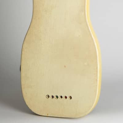 Fender  Champion Lap Steel Electric Guitar (1955), ser. #8970, original brown alligator chipboard case. image 4
