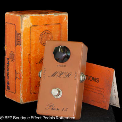 MXR Phase45 Vintage 1970年代のスクリプトロゴ MXR Phase45 Vintage