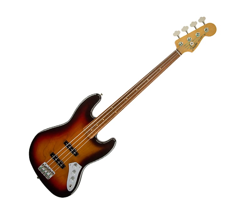Fender Jaco Pastorius Jazz Bass - 3-Color Sunburst w/ Pau Ferro FB image 1