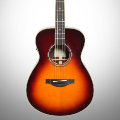 Yamaha LSTA TransAcoustic Acoustic-Electric Guitar (with Gig Bag), Brown Sunburst image 2