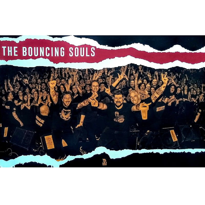 Bouncing Souls screen print poster-rare shops