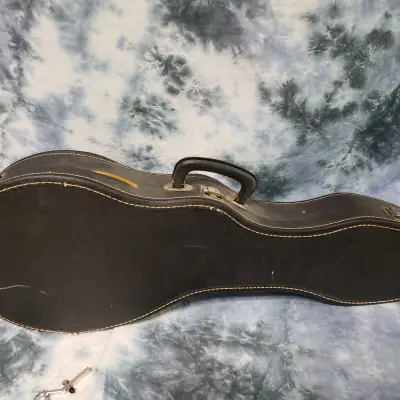 1972 Harmony Batwing Mandolin  Pro Setup New Strings Original Case Strap Capo image 11