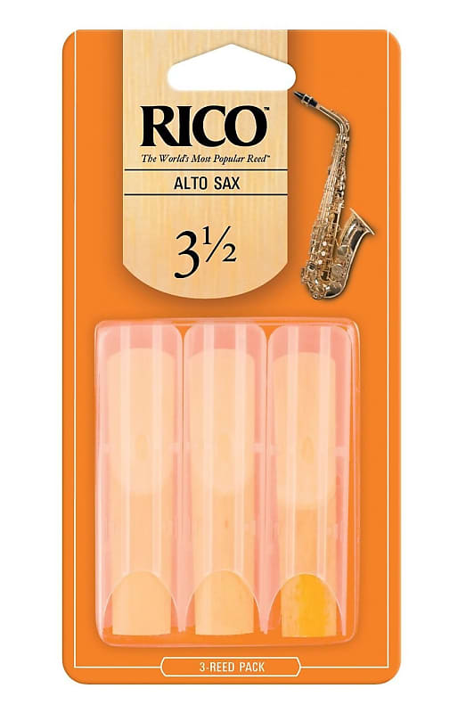 Rico #3.5 Alto Sax Rico Reeds 3 pack image 1