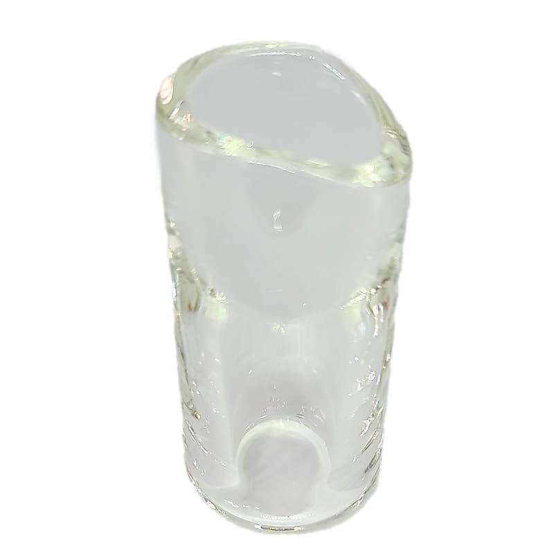 The Rock Slide Moulded Glass Extra Large Guitar Slide Clear image 1