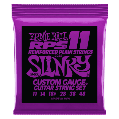 Ernie Ball RPS Power Slinky Electric Guitar Strings, Custom Gauge 11-48, P02242 image 1