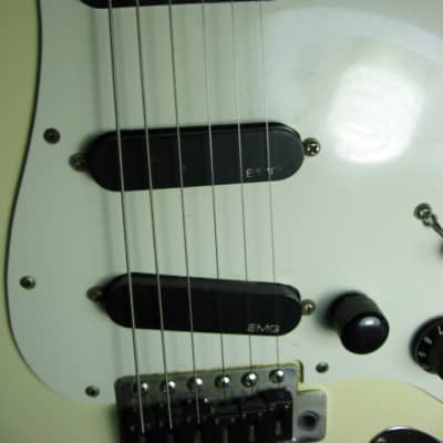 Carlo Robelli FUJIGEN Custom Stratocaster 1975 Olympic White Electric Guitar image 11