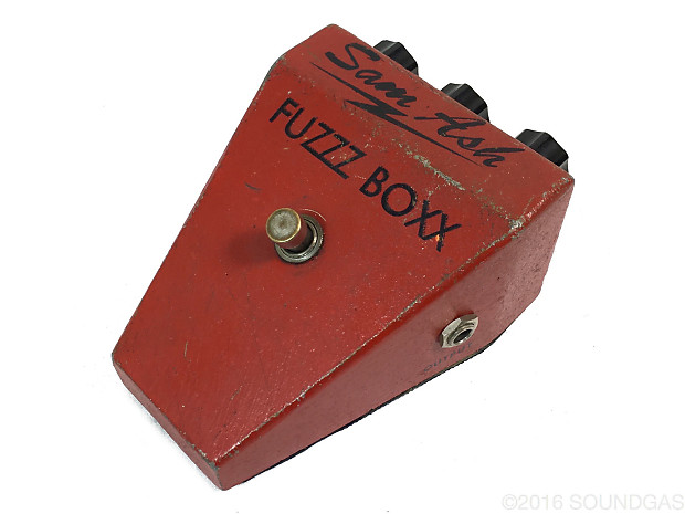 Sam Ash Fuzzz Boxx Fuzz Pedal 1960s Red image 2
